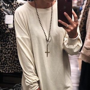 Cream oversized sweater